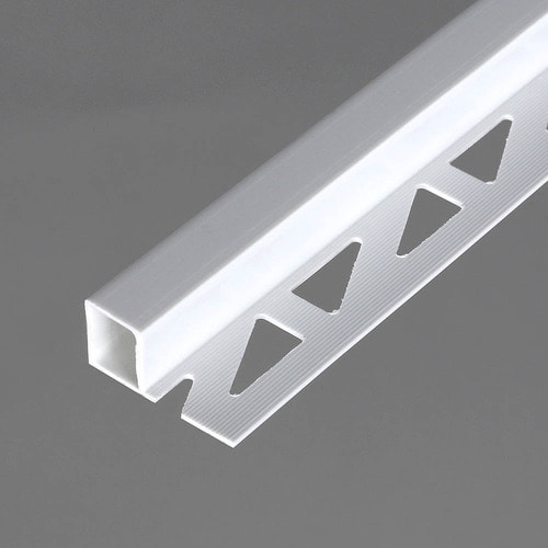 타일마감재 PVC백색 직각 13mm(길이1.1m)