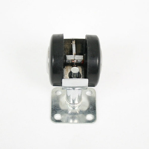 가구바퀴 금속커버 블랙 소(40mm)-1개